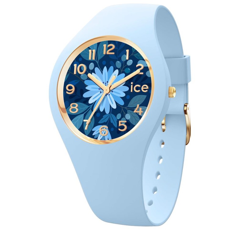 Ice Watch Flower Water Blue Montre Femme Small 021733 Ice Watch Flower Water Blue Montre Femme Small 021733