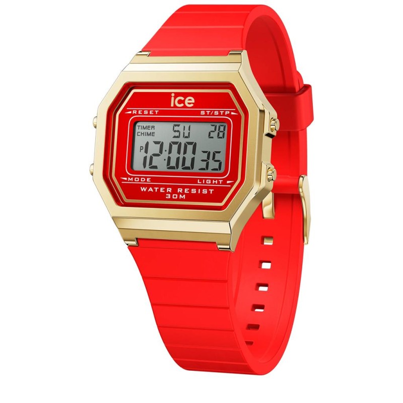 Ice Watch Digit Retro Red Passion Montre Femme Small 022070 Ice Watch Digit Retro Red Passion Montre Femme Small 022070