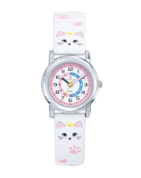 Certus Montre Enfant Cuir Synthétique Blanc 647677