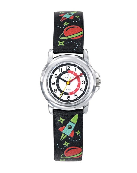 Certus Montre Enfant Cuir Synthétique Noir 647684