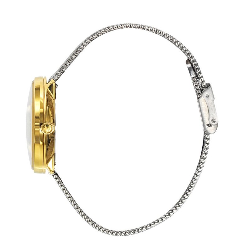 Montre Femme Lip Classics – Bicolore Acier Et Doré – Mouvement Quartz – Vintage Non Testée