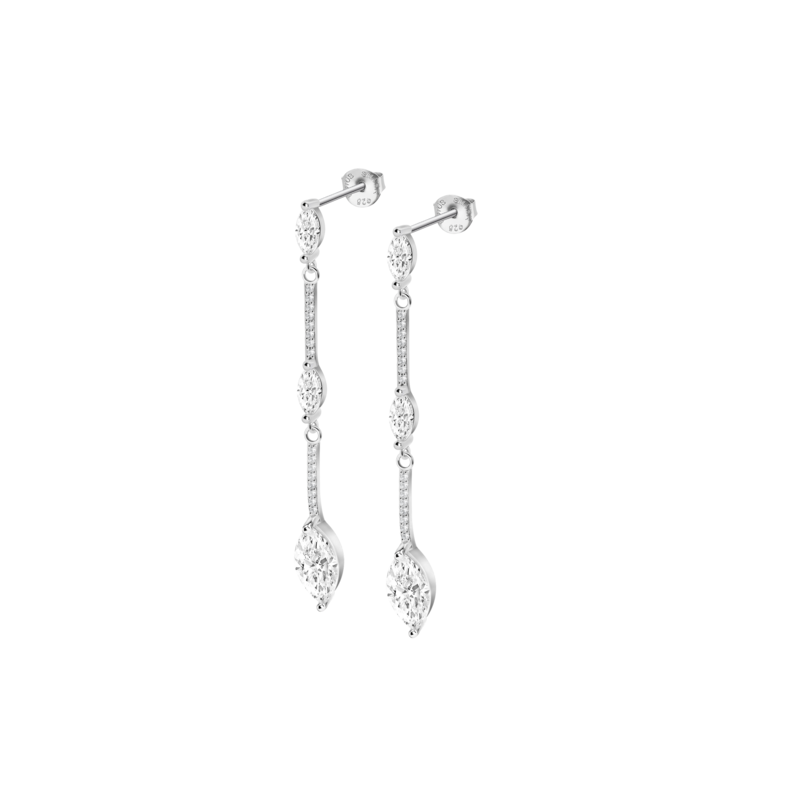 Lotus Silver Boucle D'Oreille Femme Argent Pendante LP3684-4/1