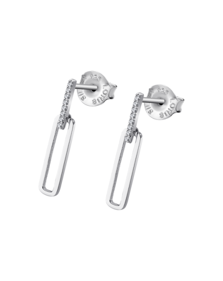 Lotus Silver Boucle D'Oreille Femme Argent Pendante LP3084-4/1