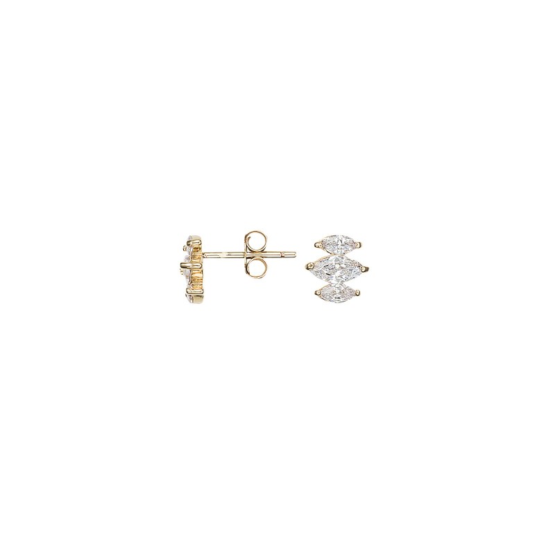 Go Girl Mademoiselle Boucles d'oreille Femme Plaqué Or 606622