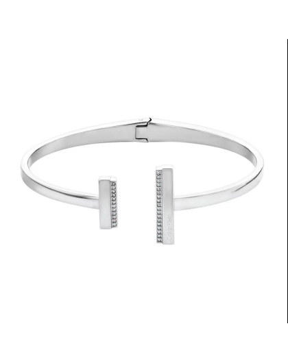Calvin Klein Bracelet Jonc Ouvert Femme Acier 35000160