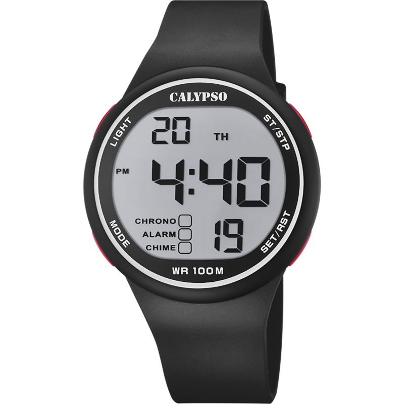Calypso Montre Homme Silicone Noir K5795/1 Calypso Montre Homme Silicone Noir K5795/1