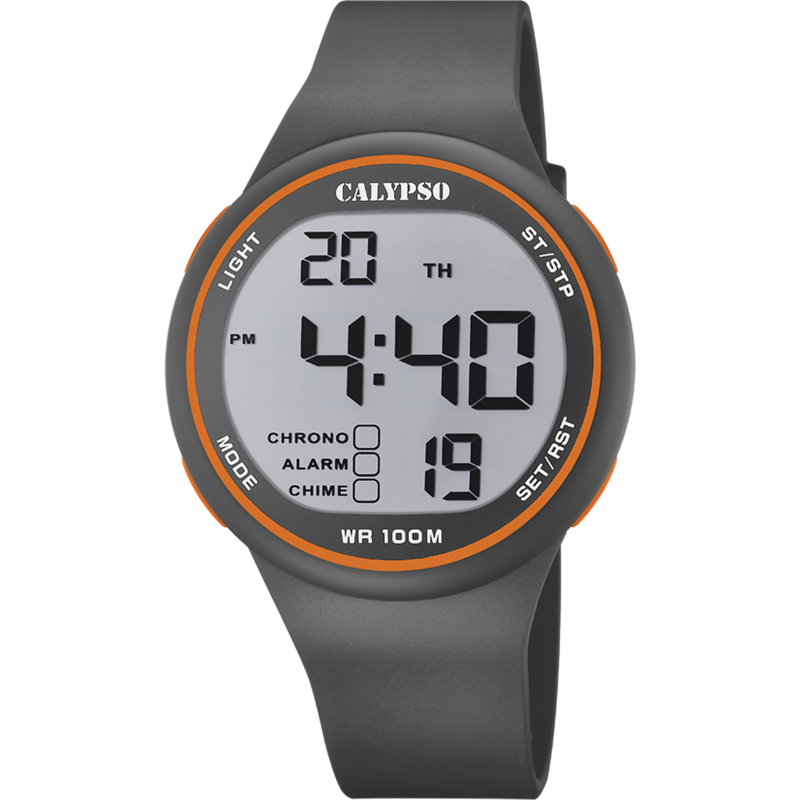 Calypso Montre Homme Silicone Gris K5795/4 Calypso Montre Homme Silicone Gris K5795/4