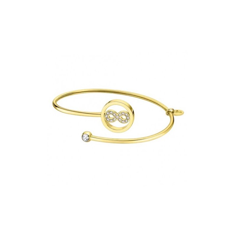 Lotus Style Bracelet Jonc Femme Acier Doré Infini LS2169-2/9