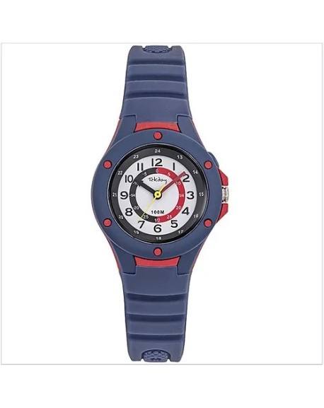 Tekday Montre Junior Silicone Bleu 654890