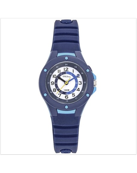 Tekday Montre Junior Silicone Bleu 654891