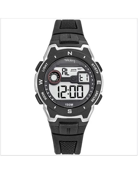 Tekday Montre Junior Silicone Noir 654894