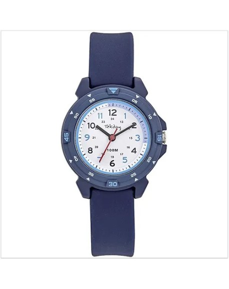 Tekday Montre Junior Silicone Bleu 654887