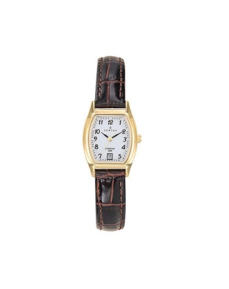 Certus Montre Femme Acier Doré et Cuir 646600