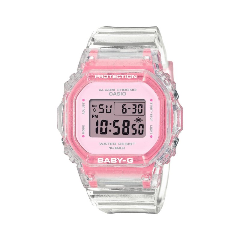 Casio G-SHOCK Baby-G Montre Femme Résine Transparente BGD-565SJ-7ER Casio G-SHOCK Baby-G Montre Femme Résine Transparente BGD-565SJ-7ER
