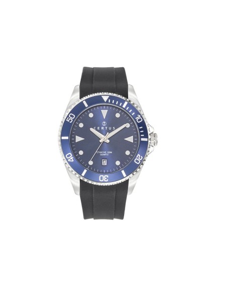 Certus Montre Homme Acier Silicone Fond Bleu 611305