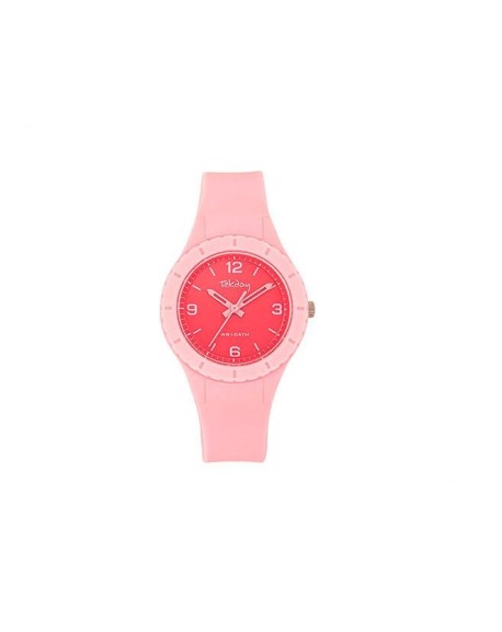 Tekday Montre Femme Silicone Rose 654899