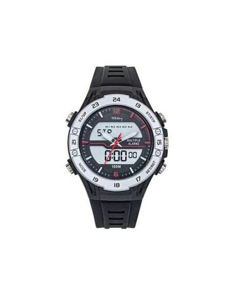 Tekday Montre Homme Silicone Noir 656222