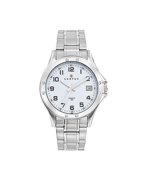 Certus Montre Homme Acier et Blanc 616543