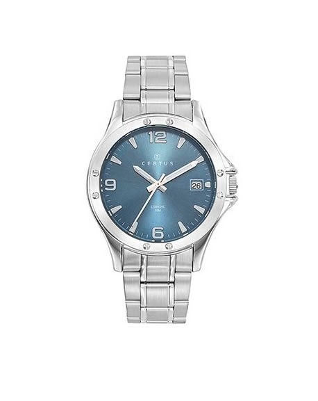 Certus Montre Homme Acier et Bleu 616544