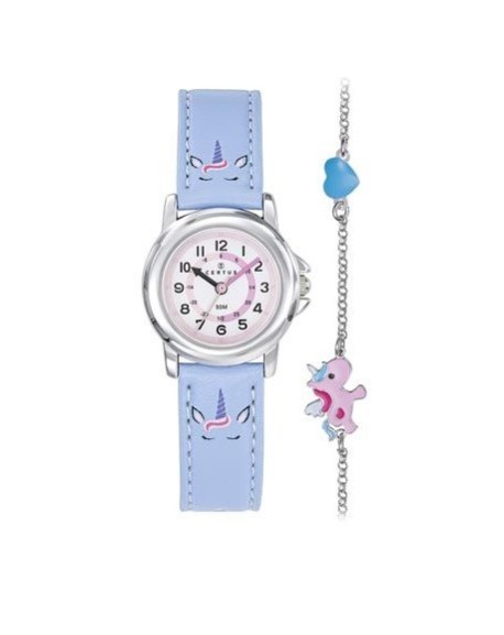 Certus Coffret Montre Junior Cuir Synthétique Violet 647022