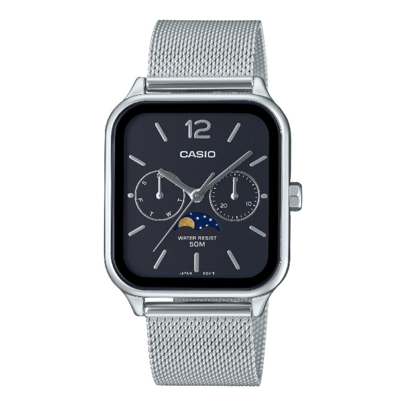 Casio Montre Homme Multifonction Acier MTP-M305M-1AVER Casio Montre Homme Multifonction Acier MTP-M305M-1AVER