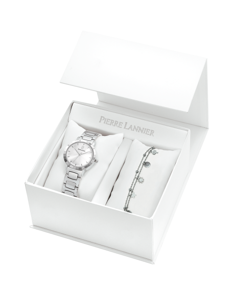 Pierre Lannier Coffret Galiera Montre Femme Acier 177H621