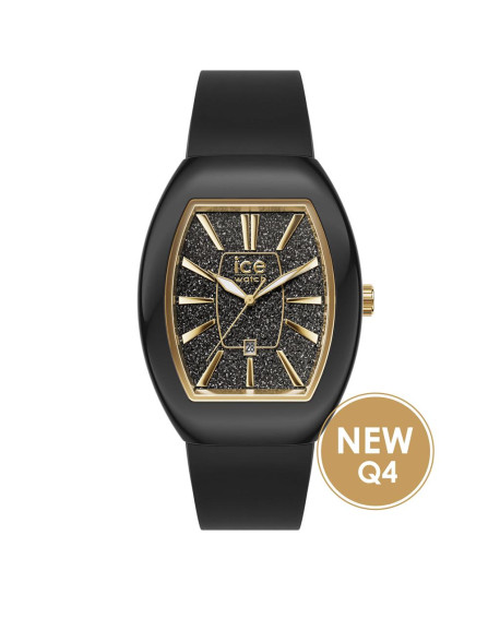 Ice Watch Boliday Dome Black Glitter Gold Montre Femme Small 024030