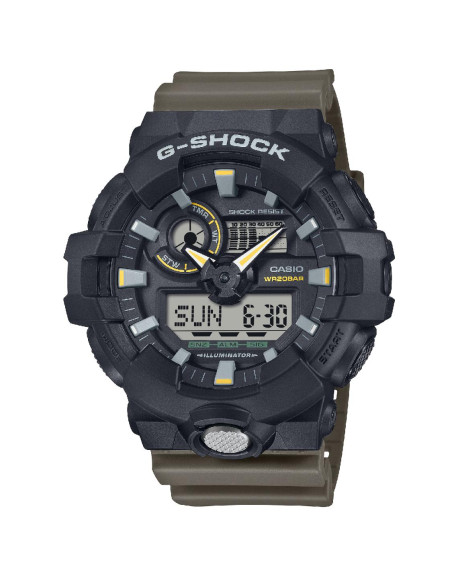 Casio G-Shock Montre Homme Résine Noir GA-710TU-1A3ER