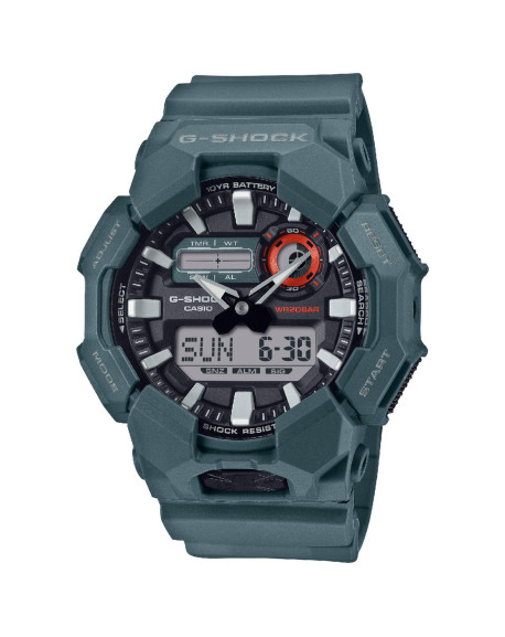 Casio G-Shock Montre Homme Chrono Résine Verte GA-010TU-2AER