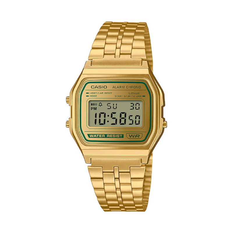 Casio Montre Homme Acier Doré A158WEGV-9AEF Casio Montre Homme Acier Doré A158WEGV-9AEF