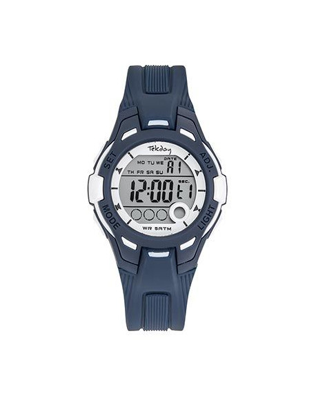 Tekday Montre Junior Silicone Bleu 654922