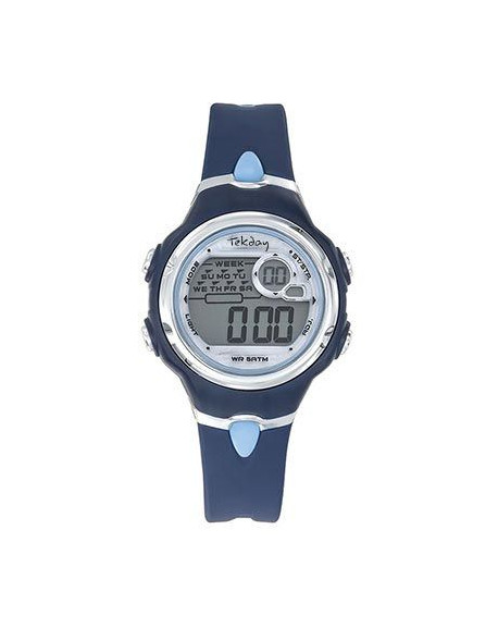 Tekday Montre Junior Silicone Bleu 654902