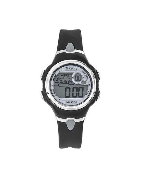 Tekday Montre Junior Silicone Noir 654903