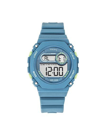 Tekday Montre Junior Silicone Bleu 654905