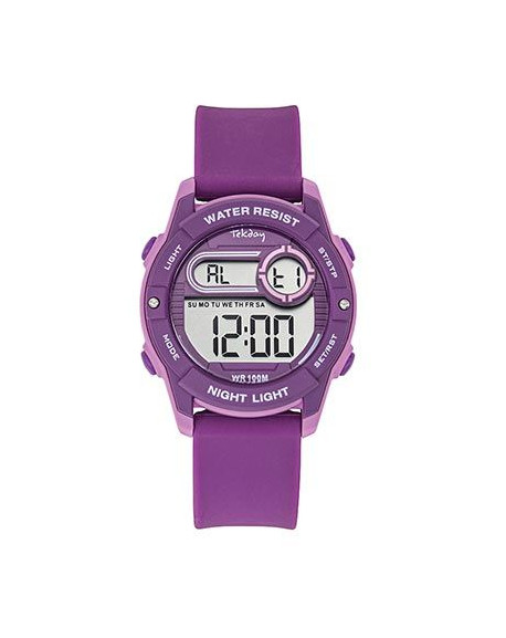 Tekday Montre Junior Silicone Violet 654908