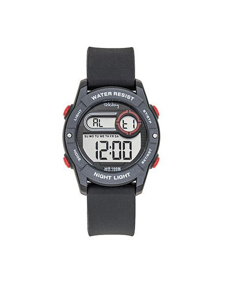 Tekday Montre Junior Silicone Noir 654910