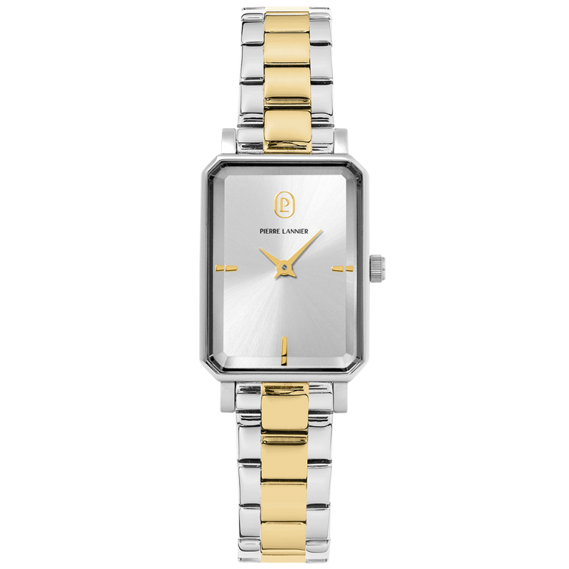 Pierre Lannier Ariane Montre Femme Acier Bicolore 007J621 Pierre Lannier Ariane Montre Femme Acier Bicolore 007J621