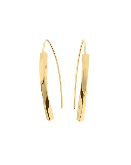 Pierre Lannier Boucles D'Oreilles Acier Doré BJ20A8201