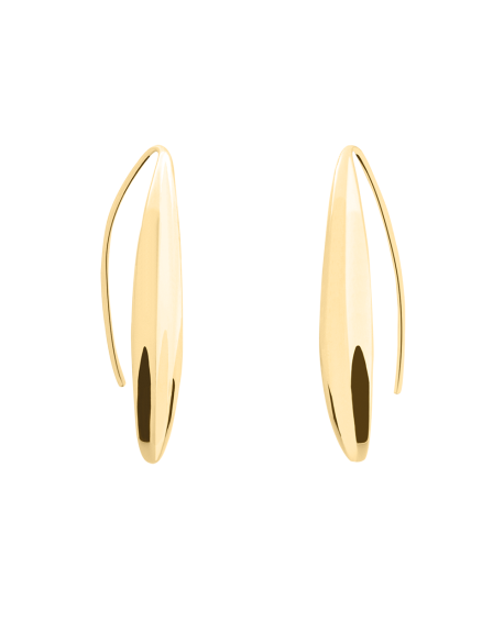 Pierre Lannier Boucles D'Oreilles Acier Doré BJ20A2201