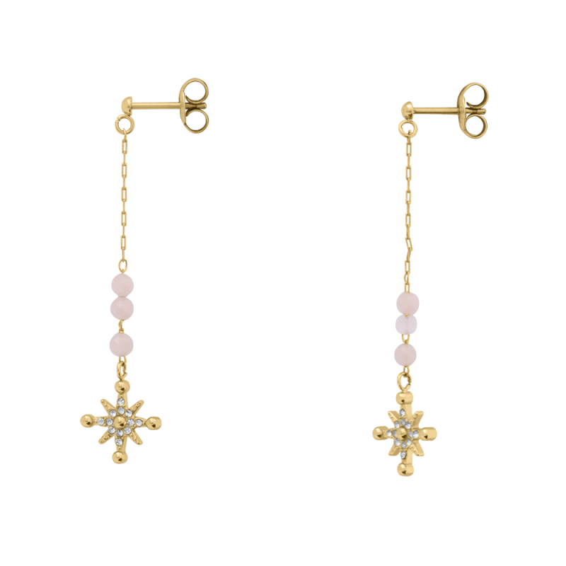 Pierre Lannier Boucles D'Oreilles Acier Doré BJ22A6251 Pierre Lannier Boucles D'Oreilles Acier Doré BJ22A6251
