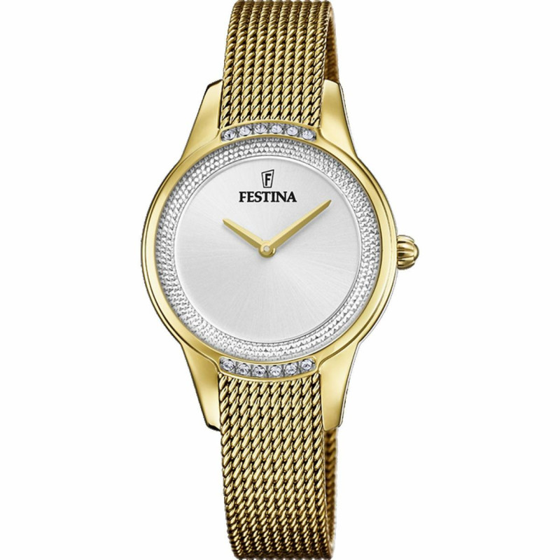 Festina Mademoiselle Montre Femme Acier Doré Milanais F20495/1 Festina Mademoiselle Montre Femme Acier Doré Milanais F20495/1