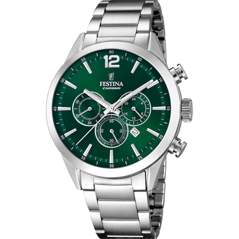 Festina Montre Homme Chrono Acier F20343/B Festina Montre Homme Chrono Acier F20343/B