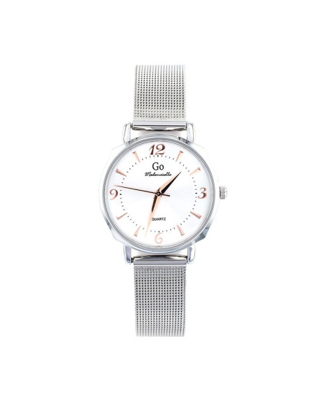 Go Girl Montre Femme Acier Argenté Milanais 695615