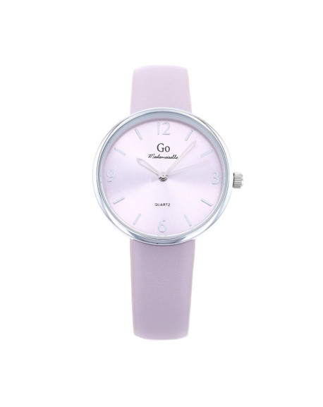 Go Girl Montre Femme Acier Cuir Lilas 699610