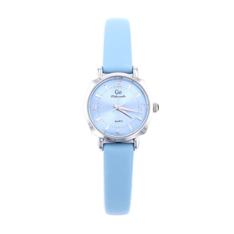 Go Girl Montre Femme Acier Cuir Bleu 699621 Go Girl Montre Femme Acier Cuir Bleu 699621