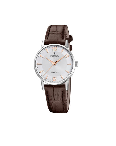 Festina Montre Femme Acier Cuir Marron F20691/2