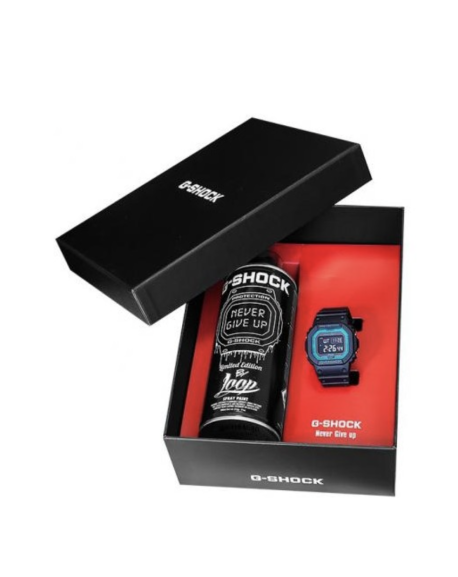 cCoffret Casio G-Shock Montre Homme Radio Pilotée Série Limitée GW-B5600-2E-FR