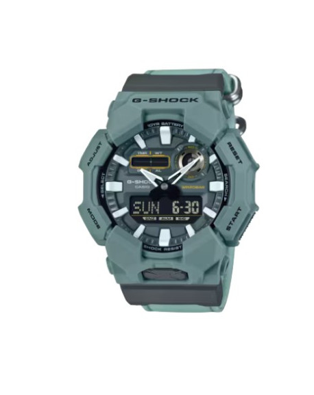 Casio G-Shock Montre Homme Résine Verte Tissu Vert GA-010CE-2AER