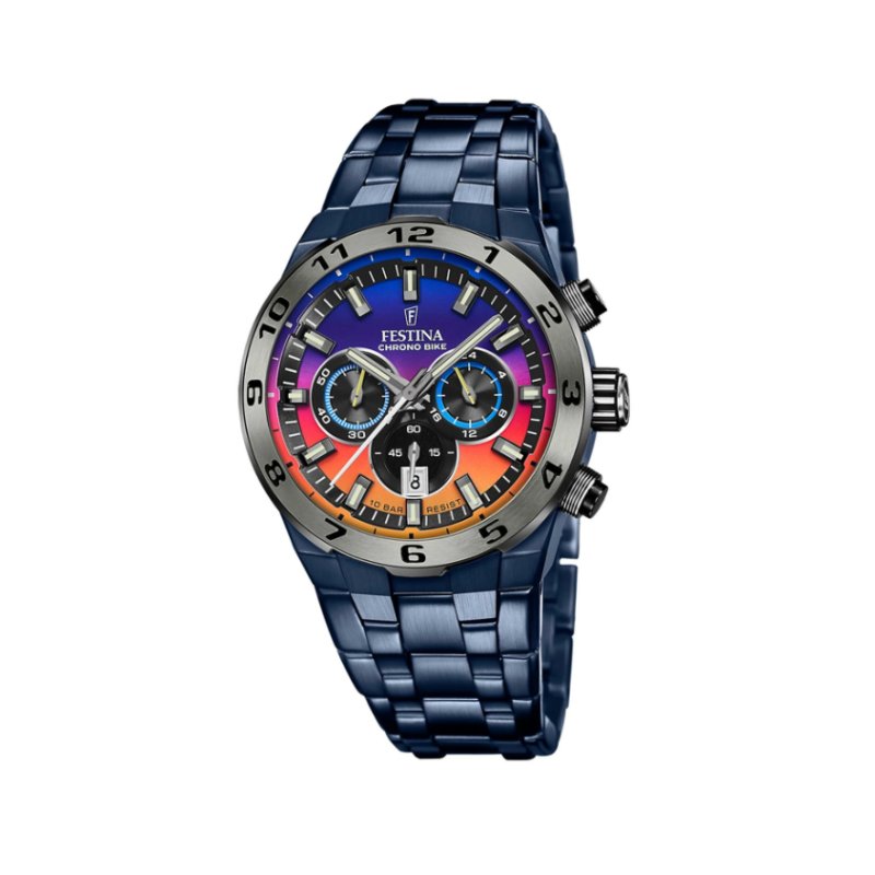 Festina Spéciale Edition Chronographe Montre Homme Acier Bleu F20709/1 Festina Spéciale Edition Chronographe Montre Homme Acier Bleu F20709/1