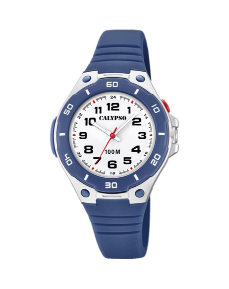 Calypso Sweet Time Montre Junior Bracelet Silicone Bleu K5758/2